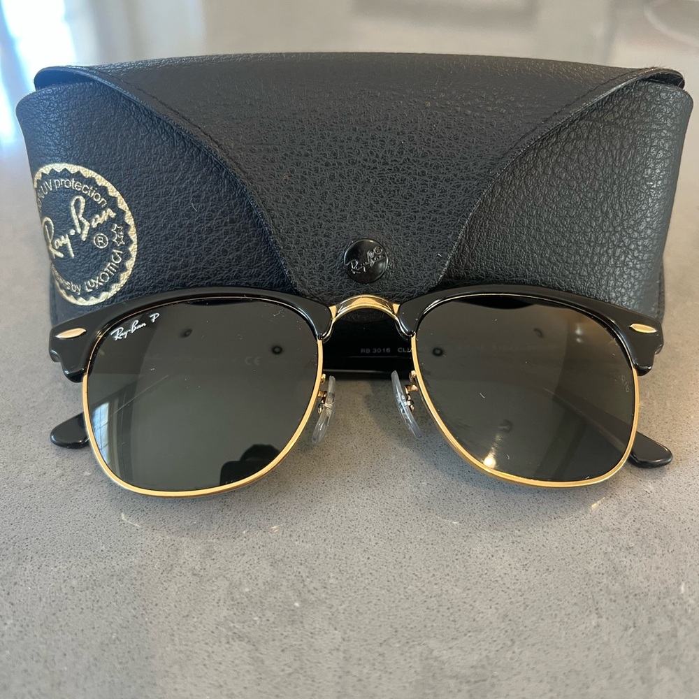 Ray-Ban Clubmaster with Black Accents
